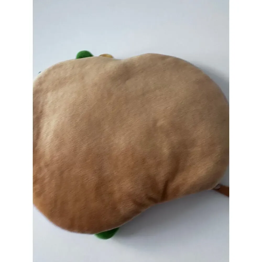 Squishmallows Carl The Cheeseburger Pencil Pouch, Includes Zipper Closure